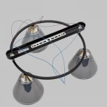 Потолочная люстра Imex MD.5948-3-S-BK+AB