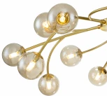 Люстра потолочная на штанге Intero V000226 (11024/15R Gold)