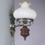 Бра с выключателем в виде керосиновой лампы A.760/1 Reccagni Angelo 760 A 760/1 (220V, фонарь, под старину, керосиновая лампа)