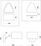 Бра Freya Brianne FR5040WL-01CH