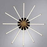 Потолочная люстра Arte Lamp Fernando A2199PL-6BK (LED, 220V, пульт управления, круглые)