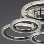 Потолочная люстра светодиодная на штанге с пультом Reluce 09812-3.3-3+3D CR (RGB) (220V)