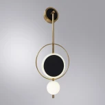 Настенный светильник Arte Lamp Polaris A2604AP-7BK (LED, 220V, шар)