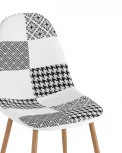 Стул Stool Group Валенсия SN пэчворк черно-белый УТ000036456