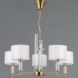 Подвесная люстра ILLUMICO IL0755-5PSQ-25 BRASS GENOA (220V, на цепи)