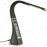 Офисная настольная лампа светодиодная черный с будильником Elektrostandard ELARA TL90220 (сенсорный выключатель)