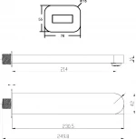 Излив Ravak Chrome CR 027.00 для ванны