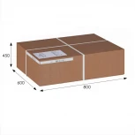 Кресло-качалка маятник Мэтисон ткань крем брюле, каркас венге структура от фабрики Mebelik