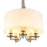 Подвесная люстра Aployt Berze APL.721.06.05 (220V, на цепи, свеча, круглые)