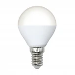 Лампа светодиодная, диммируемая, форма "шар", матовая, теплый белый свет 3000K Volpe OPTIMA DIM LED-G45-6W/3000K/E14/FR/DIM/SLS