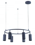 Подвесная люстра кольцо Moderli Cora V11604-6P (220V, на тросе, кольцо)