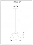Подвесной светильник Moderli Genoa V10483-1P (220V, на проводе)