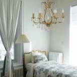 Подвесная люстра Arti Lampadari Ercolano E 1.1.6.602 G (220V, на цепи, подсвечник, свеча)