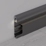 Профиль PLINTUS-H80-2000 BLACK (Arlight, Алюминий) 045448