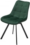 Стул CORN 360 град. поворот. G062-18 зеленый, велюр/ черный каркас, М-City