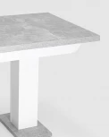 Стол Clyde 110-168*75 бетон/белый Stool Group УТ000003910