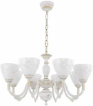 Подвесная люстра Arte Milano AM343837 347837/8 WT+G (220V, на цепи)