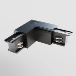 Коннектор угловой внешний Trinity черный (трехфазный) Maytoni Technical TRA005CL-31B-L (220V)