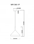 Подвесной светильник MyFar Adele MR1380-1P (220V)