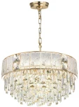Подвесная люстра Odeon Light Fiesta 5070/11 золото/прозрачный/матовый/металл/хрусталь/стекло E14 11*40W (220V, на цепи)