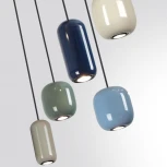 Подвесной светильник каскадный Odeon Light Ovali 5053/7 PENDANT цвет слонов.кости/мультиколор/металл GU10 LED 7*4W (220V, на проводе)