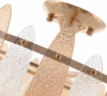 Потолочная люстра хрустальная на штанге Arte Milano Sorrento-3309 373309/6/80/470 GD (220V)