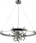 Подвесная люстра Crystal Lux Garden SPLED+4 D800 CHROME