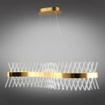 Подвесная люстра Omnilux Strasatti OML-99903-44 (LED, 220V, хрусталь, на тросе)