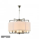 Подвесная люстра iLamp Divole P9505-6 NIC (220V, на цепи, круглые)