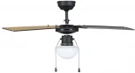 Потолочная люстра на штанге с вентилятором Eglo Fortaleza 35122 (220V, выключатель, вертолет)