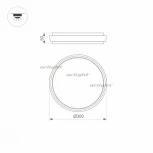 Настенно-потолочный светильник Arlight LGD-GIRO 029950 (LED, 220V, круглые, IP54)