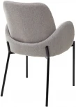 Стул NIKKI VF119 светло-серый / VF120 серый черный каркас M-City 629M05018
