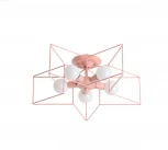 Потолочная люстра на штанге Asteri Pink Imperiumloft Asteri01 (178360-26) (для детской, 220V)