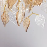 Подвесная люстра MW-Light Лайма 467014208 (220V, на тросе, листья, ветки)