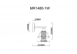 Бра MyFar Lisa MR1480-1W (220V)