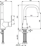 Смеситель Vidima Уно BA235AA для раковины