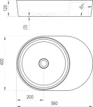 Раковина Ravak Moon 2S