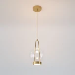 Подвесной светильник Eurosvet Frasco 50267/1 LED латунь (220V, на проводе)