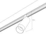 Трековый светильник магнитный 8V 48W RAUMBERG MGSPOT8Bk 4000K (LED)