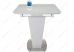 Стол на тумбе Петир белый / белый