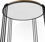 Столик кофейный Sheffilton SHT-CT33 черный муар/светлый орех от фабрики Sheffilton