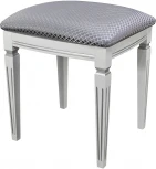 Банкетка Васко В 107Н белый/серебро, Атина серебро от фабрики Mebelik