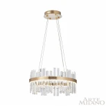Подвесная люстра Arte Milano Venezia 312033/D500 BS (регулировка яркости, LED, 220V, хрусталь, пульт управления, на тросе, круглые)