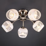 Потолочная люстра Eurosvet Cheryl 30118/5 античная бронза