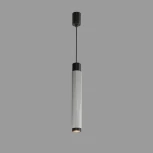 Подвесной светильник iLedex Delta 2366-1 BK+SL (220V, на проводе, круглые)