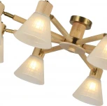 Потолочная люстра на штанге Arte Lamp A4096PL-8BR Meleph