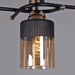 Потолочная люстра на штанге Reluce 09131-3.3-03 FG+BK