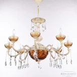 Подвесная люстра Bohemia AL7801 AL78101P/8/250 A WMG P Amber/M-1F