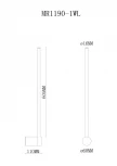 Настенный светильник MyFar Sunn MR1190-1WL (LED, 220V)