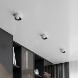 Светильник встраиваемый светодиодный Elektrostandard Glam 25095/LED 10W 4000K белый/черный (220V, круглые)